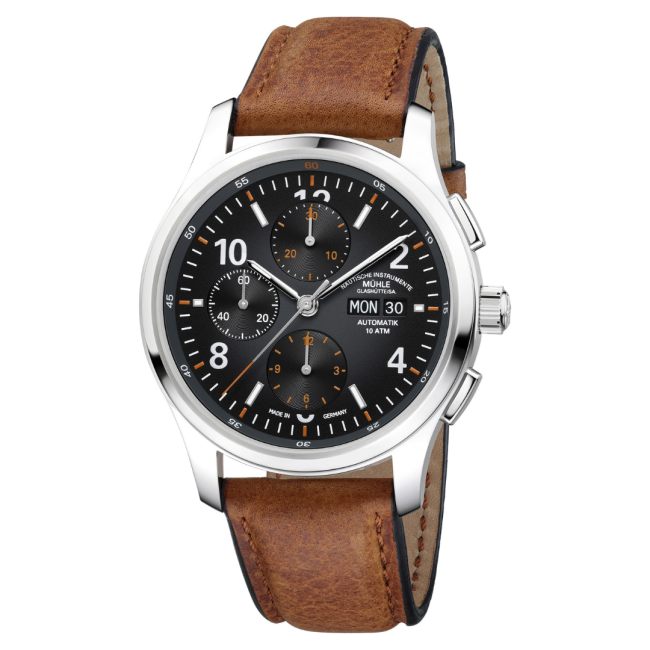 Mühle Glashütte Lunova_Chronograph_M1-43-06-Lederband_braun