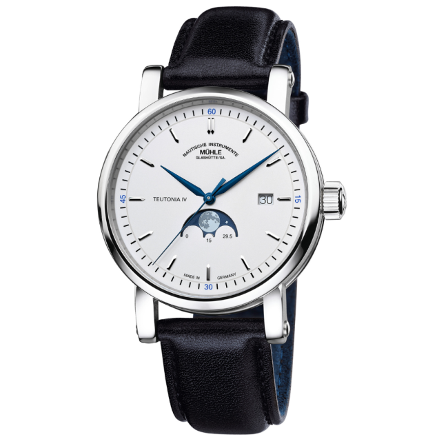 Mühle Glashütte Teutonia_IV_Mondphase_M1-44-05-Leder